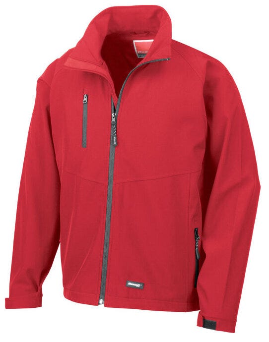Result R128M Mens Baselayer Softshell Jacket - Red