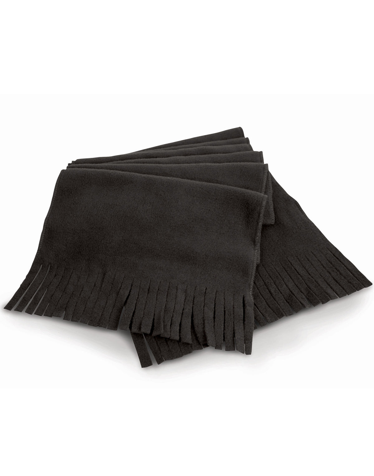 Result Winter Essentials R143X Result Winter Polartherm Tassel Scarf - Black
