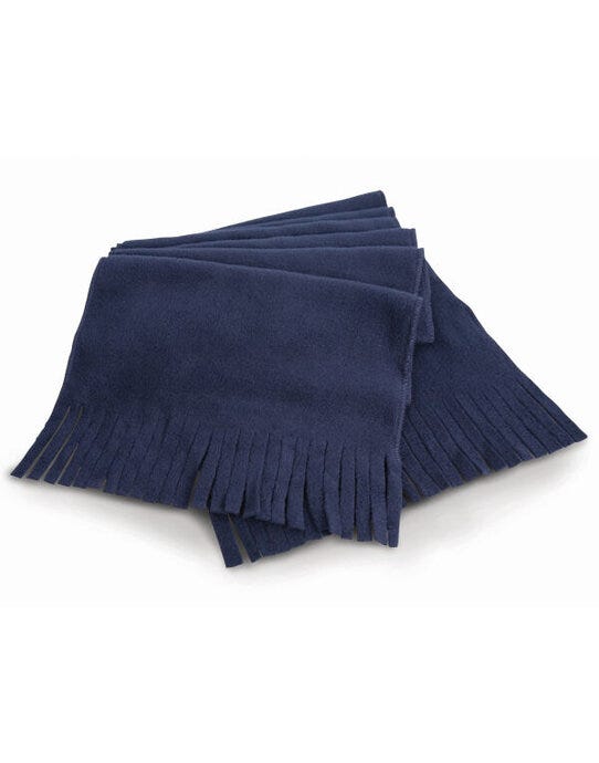 Result Winter Essentials R143X Result Winter Polartherm Tassel Scarf - Navy