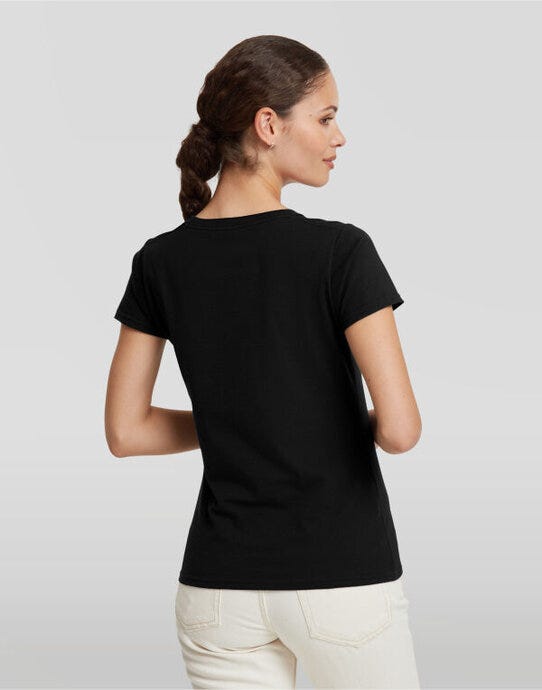 Russell Athletic R180F Russell Ladies' Authentic Classic T - Black