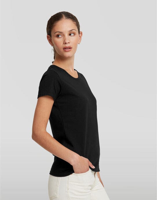 Russell Athletic R180F Russell Ladies' Authentic Classic T - Black