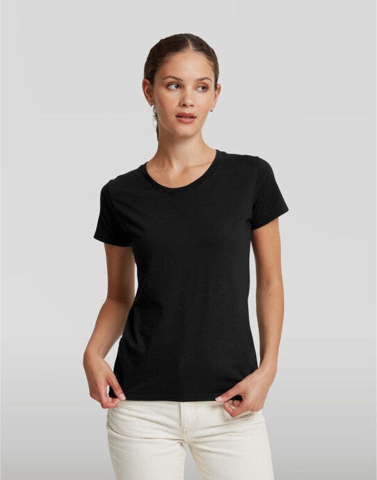 Russell Athletic R180F Russell Ladies' Authentic Classic T - Black