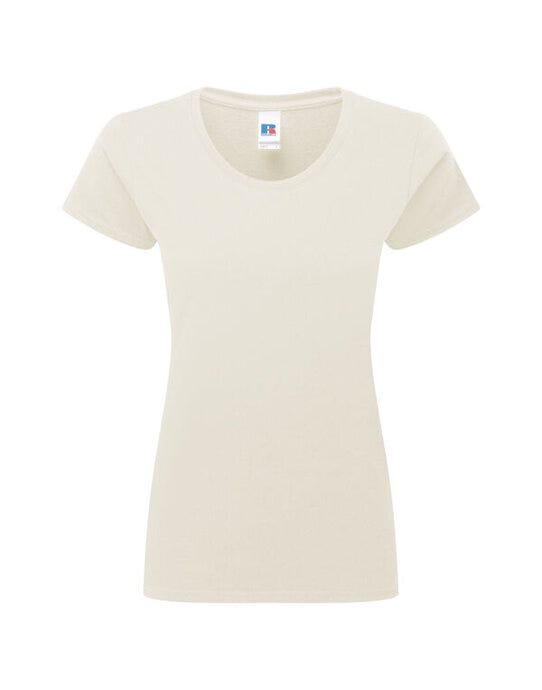 Russell Athletic R180F Russell Ladies' Authentic Classic T - Natural