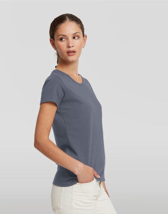 Russell Athletic R180F Russell Ladies' Authentic Classic T - Convoy Grey