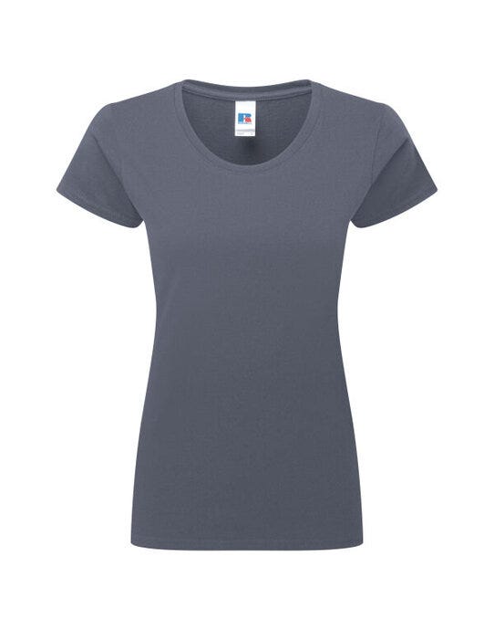Russell Athletic R180F Russell Ladies' Authentic Classic T - Convoy Grey