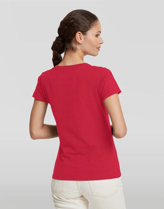 Russell Athletic R180F Russell Ladies' Authentic Classic T - Classic Red