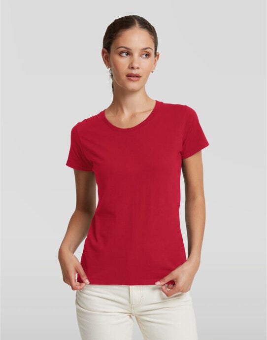 Russell Athletic R180F Russell Ladies' Authentic Classic T - Classic Red