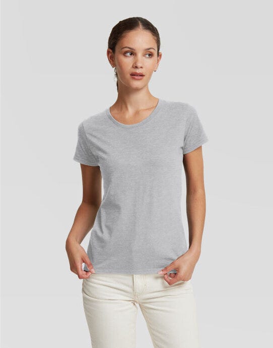 Russell Athletic R180F Russell Ladies' Authentic Classic T - Light Oxford