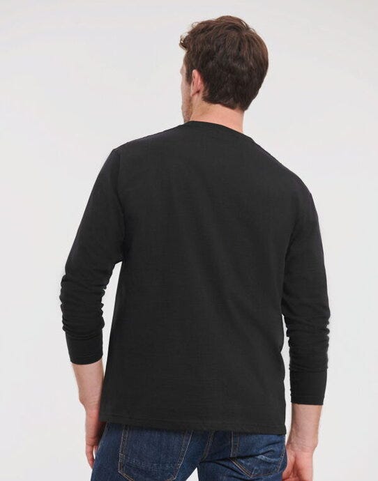 Russell Athletic R180L Russell Classic Long Sleeve T - Black