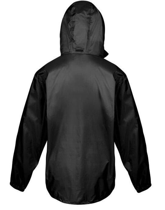 Result Urban Outdoor Wear R189X Result Urban L/Weight Stowable Jacket - Black/Orange