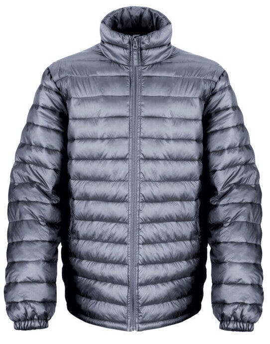 Result Urban Outdoor Wear R192M Result Urban Mens Ice Bird Padded Jacket - Frost Grey