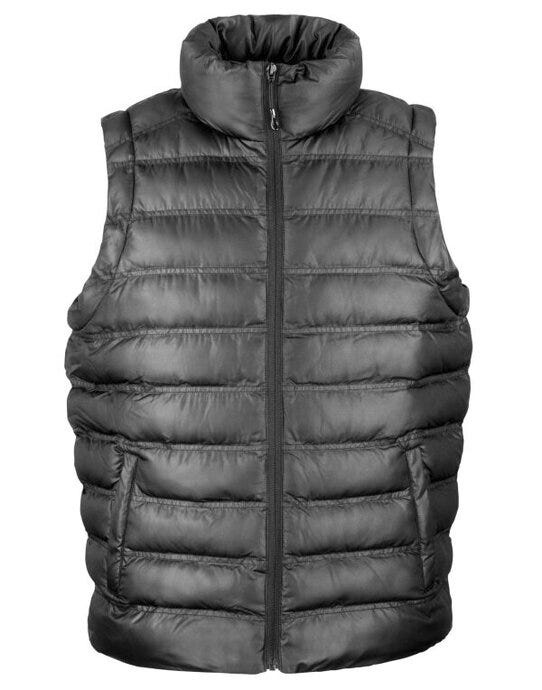 Result Urban Outdoor Wear R193M Result Urban Mens Ice Bird Padded Gilet - Black