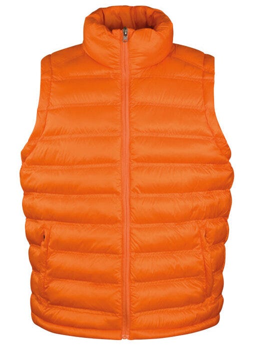 Result Urban Outdoor Wear R193M Result Urban Mens Ice Bird Padded Gilet - Orange