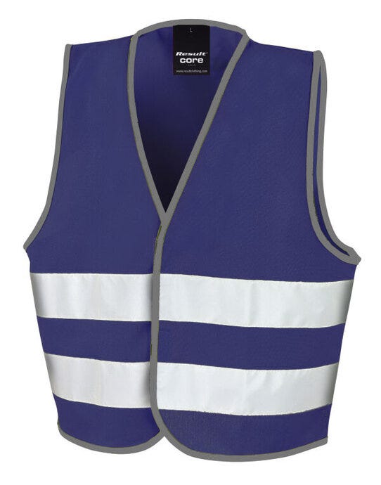 Result Safeguard R200JEV Jr Enhanced Vis Vest - Navy