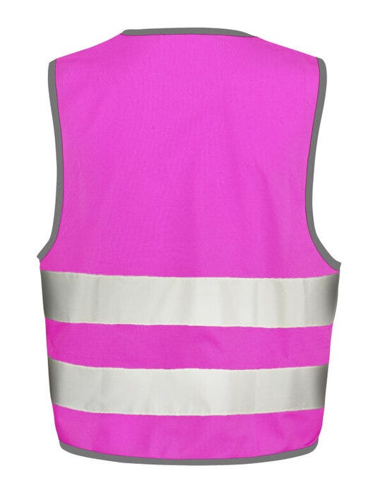 Result Safeguard R200JEV Jr Enhanced Vis Vest - Fluorescent Pink