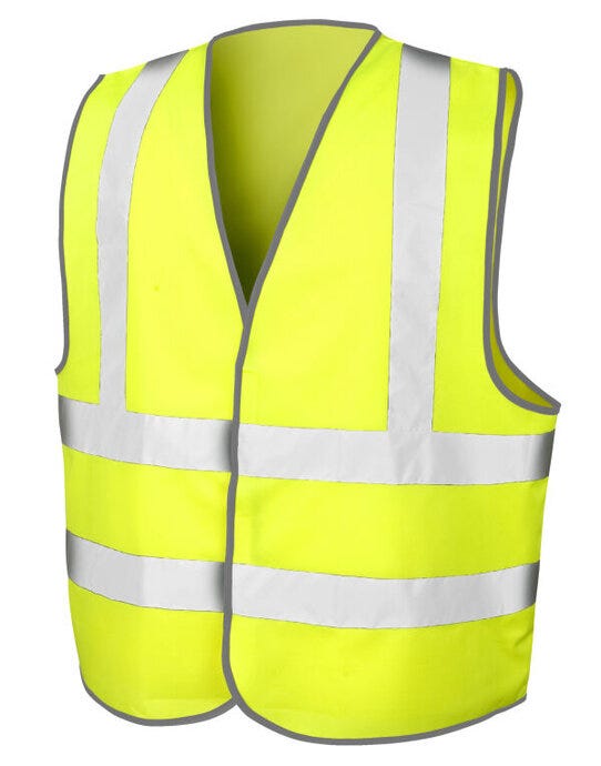 Result Safeguard R201X Safety Hi-Vis Vest - Hi-Vis Yellow