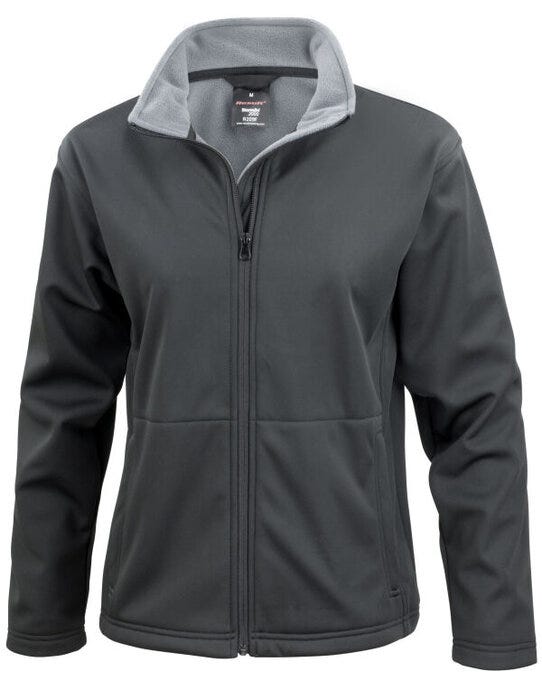 Result Core R209F Ladies Soft Shell Jacket - Black