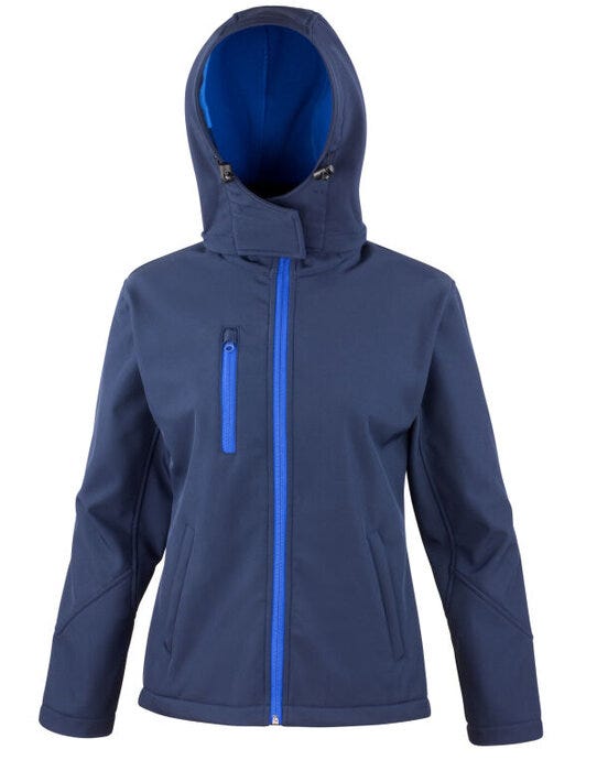 Result Core R230F Women Peformance Hood SShell - Navy/Royal