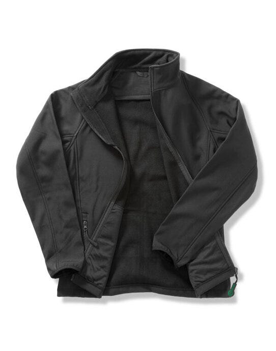 Result Core R231F Ladies Printable Softshell - Black/Black