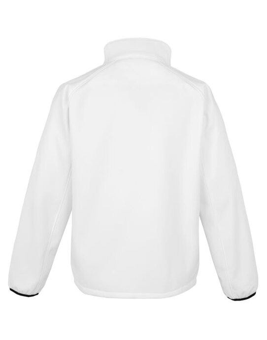 Result Core R231M Mens Printable Softshell - White/Black