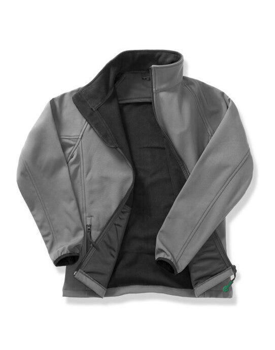 Result Core R231M Mens Printable Softshell - Charcoal/Black
