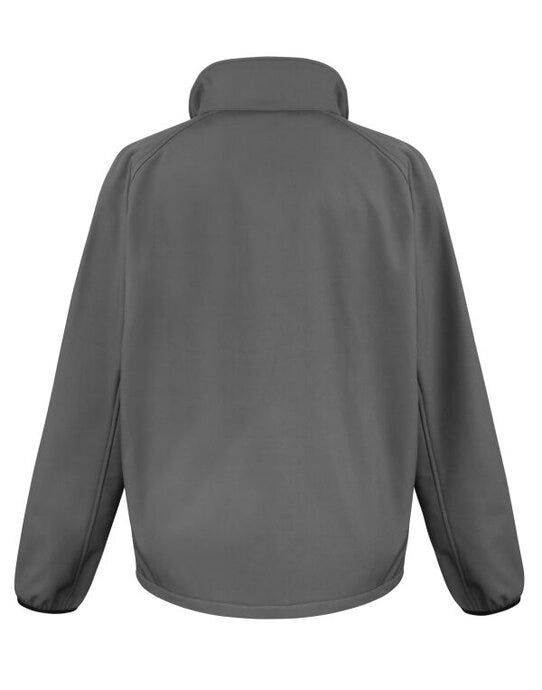Result Core R231M Mens Printable Softshell - Charcoal/Black