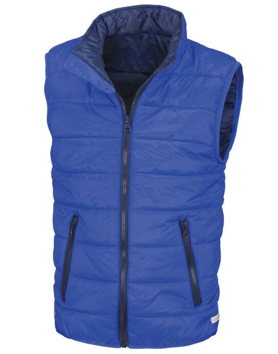Result Core R234JY Junior Padded Bodywarmer - Royal/Navy