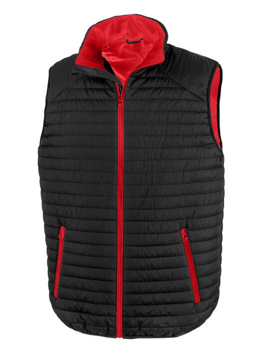 Result Recycled R239X Result Thermoquilt Gilet - Black/Red