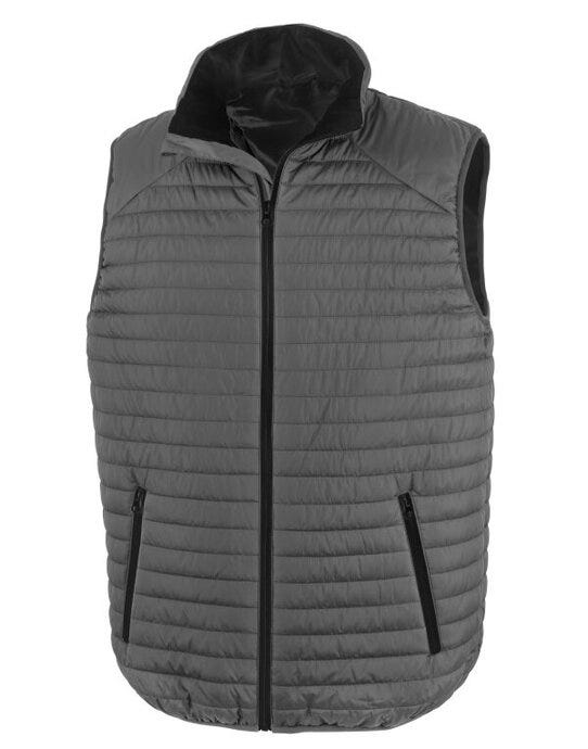 Result Recycled R239X Result Thermoquilt Gilet - Grey/Black