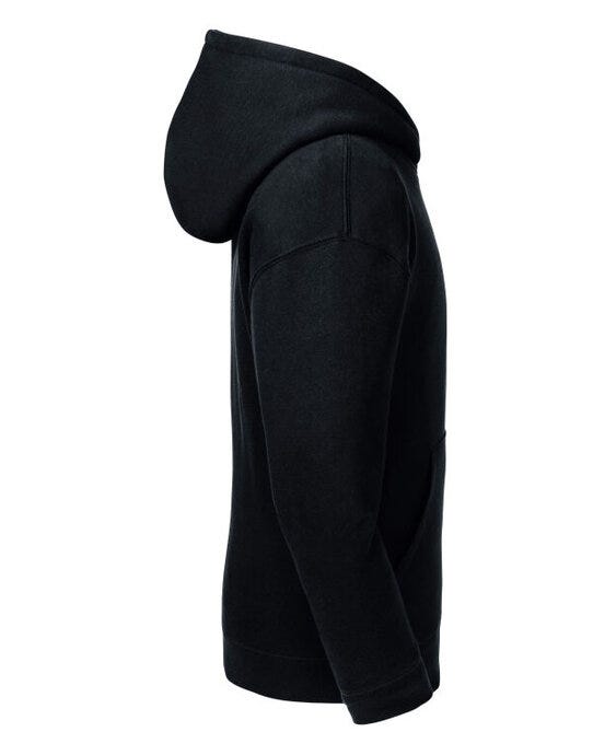 Russell Athletic R265B Russell Kids Authentic Hooded Sweat - Black