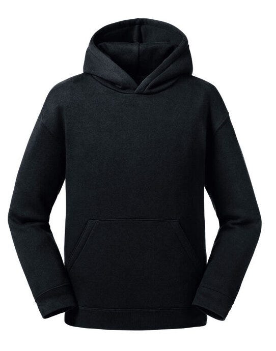 Russell Athletic R265B Russell Kids Authentic Hooded Sweat - Black