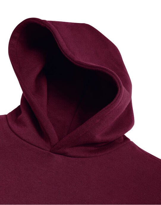 Russell Athletic R265B Russell Kids Authentic Hooded Sweat - Burgundy