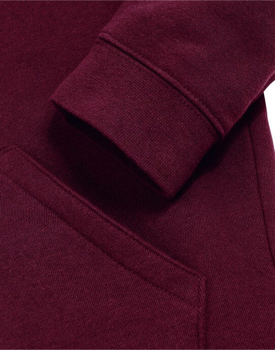 Russell Athletic R265B Russell Kids Authentic Hooded Sweat - Burgundy