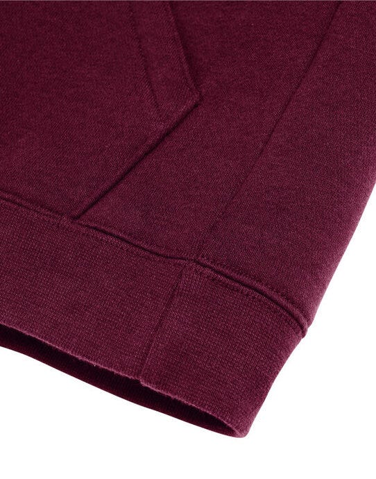 Russell Athletic R265B Russell Kids Authentic Hooded Sweat - Burgundy