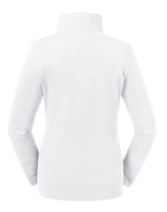 Russell Athletic R267F Russell Ladies Authentic Sweat Jacket - White