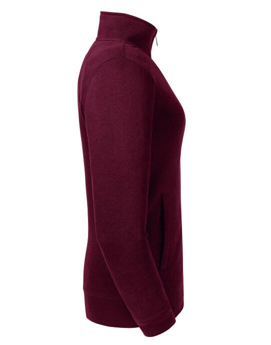 Russell Athletic R267F Russell Ladies Authentic Sweat Jacket - Burgundy