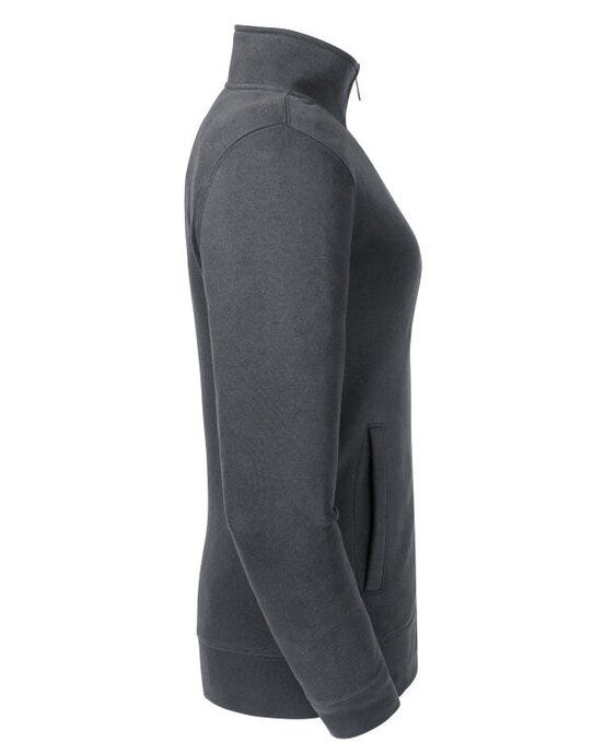 Russell Athletic R267F Russell Ladies Authentic Sweat Jacket - Convoy Grey