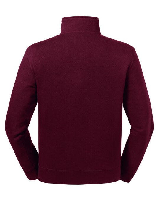 Russell Athletic R270M Russell Authentic 1/4 Zip Sweat - Burgundy