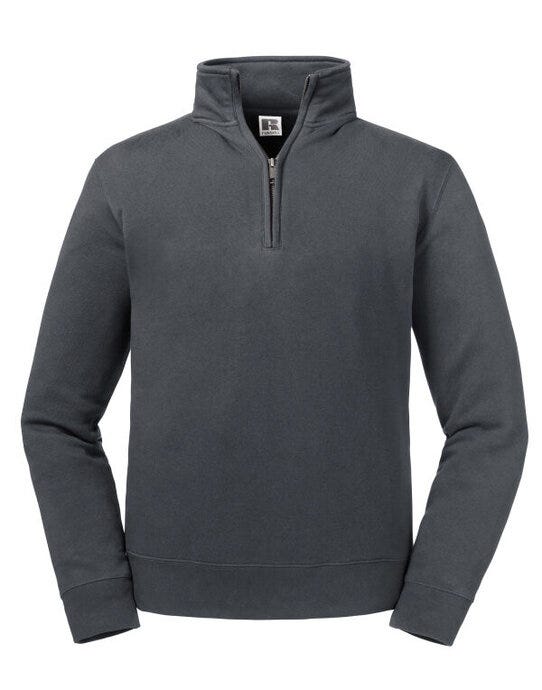 Russell Athletic R270M Russell Authentic 1/4 Zip Sweat - Convoy Grey