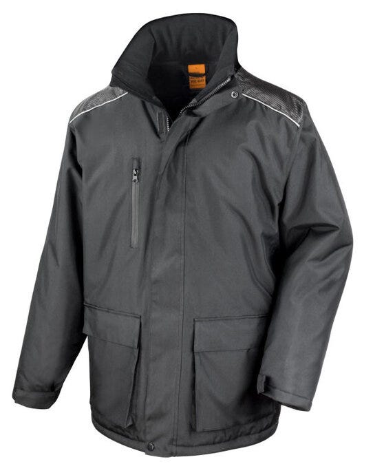 Result Work-Guard R305X Result Workguard Vostex Long Coat - Black