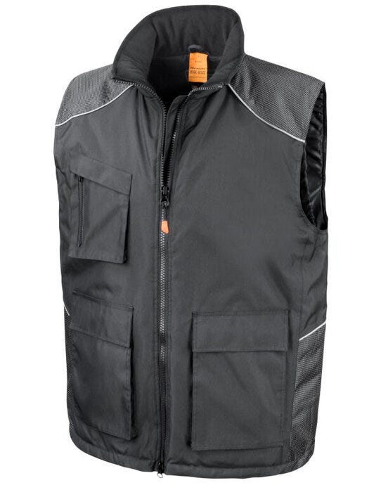 Result Work-Guard R306X Result Workguard Vostex Bodywarmer - Black