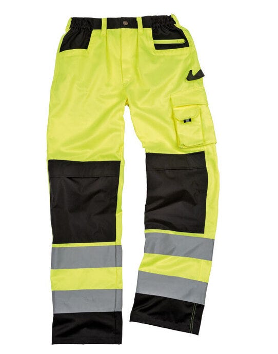 Result Safeguard R327X Result Safe-Guard Safety Cargo Trousers - Hi-Vis Yellow
