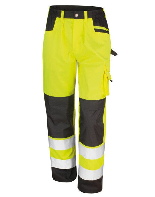 Result Safeguard R327X Result Safe-Guard Safety Cargo Trousers - Hi-Vis Yellow