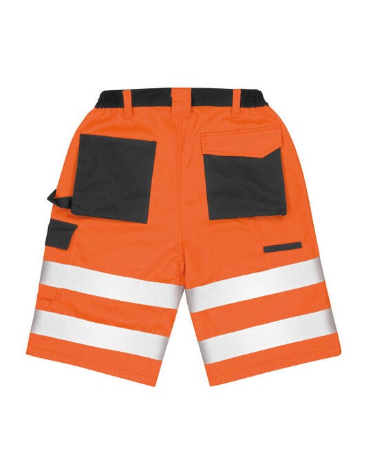 Result Safeguard R328X Safety Cargo Shorts - Fluorescent Orange