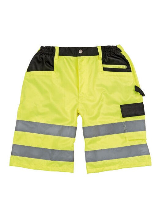 Result Safeguard R328X Safety Cargo Shorts - Fluro Yellow