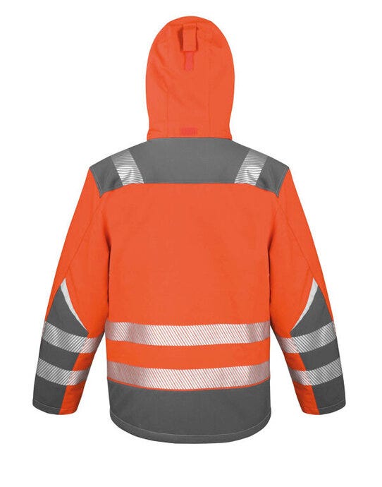 Result Safeguard R331X Dynamic Softshell Coat - Fluorescent Orange