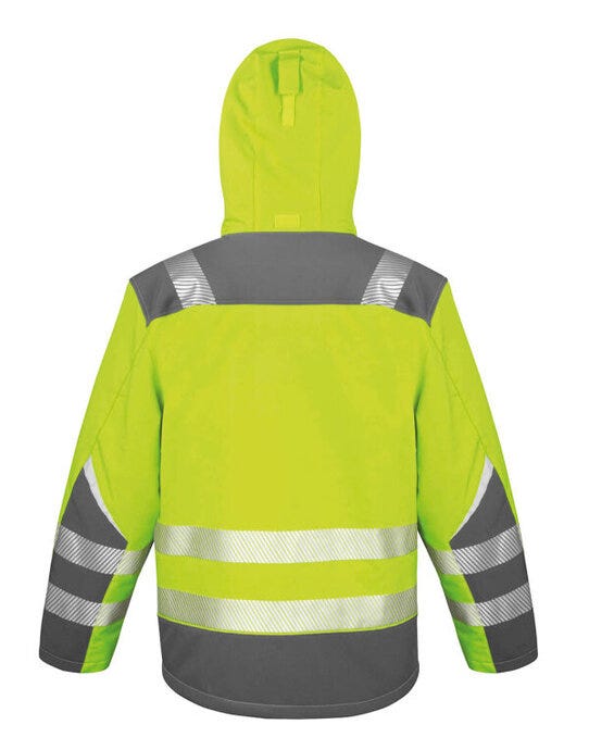 Result Safeguard R331X Dynamic Softshell Coat - Fluro Yellow