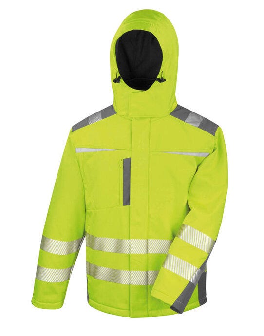 Result Safeguard R331X Dynamic Softshell Coat - Fluro Yellow