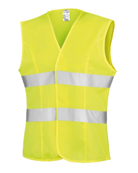 Result Safeguard R334F Result Safe-Guard Womens Safety Vest - Hi-Vis Yellow