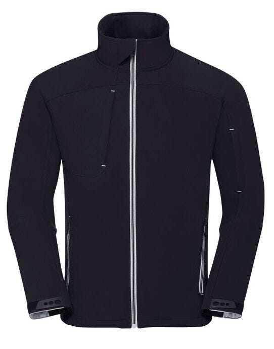 Russell Athletic R410M Russell Mens Bionic Softshell Jacket - French Navy
